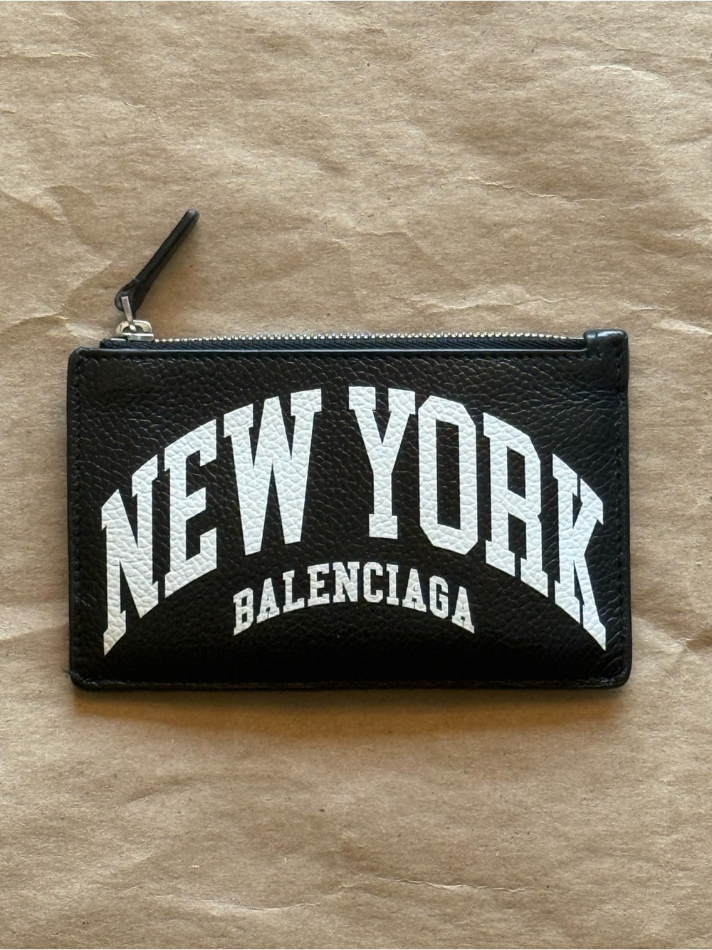 Balenciaga Black Leather NY Card Holder